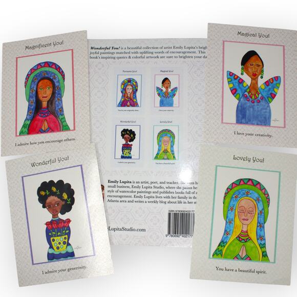 WonderfulYou Book + LUPITA 145 NOTECARDS assorted StrongPlumStudio - Picture 6 of 16